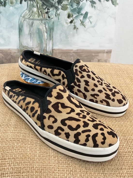 Keds Shoes - Keds x Kate Spade Double-decker Slip On Sneakers Leopard Size 9, EUC